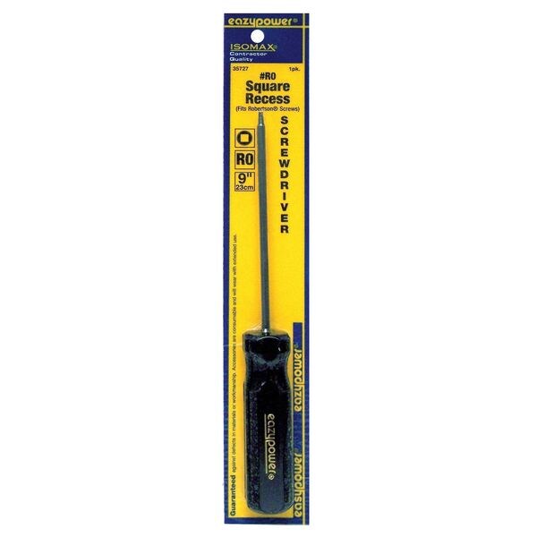 General Purpose Square Screwdriver #0 Round