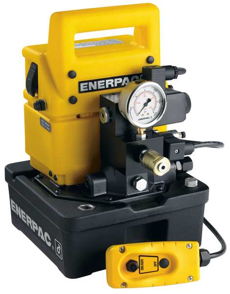 Hydraulic Electric Pump, Single Acting, 0.5 hp, Universal Motor, 5,000 psi Max Pressure