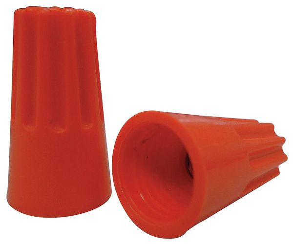 Wire Connector, Orange, PK100