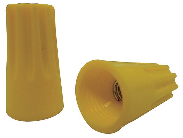 Wire Connector, Yellow, PK100