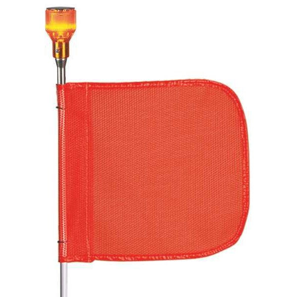Warning Whip, HD, 3 Ft, Flag and Socket