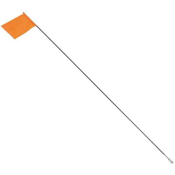 Warning Whip, LD, 7 Ft, Black