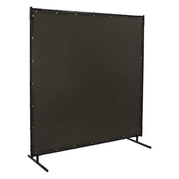 Protect-O-Screens (R) 6 ft Wx6 ft, Charcoal Gray