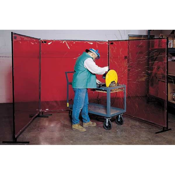 Protect-O-Screens (R) 8 ft. Wx6 ft., Orange