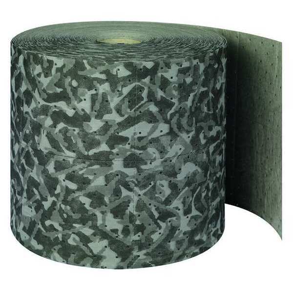 Sorbents, 52 gal. Universal Absorbed, Gray Camouflage, Polypropylene