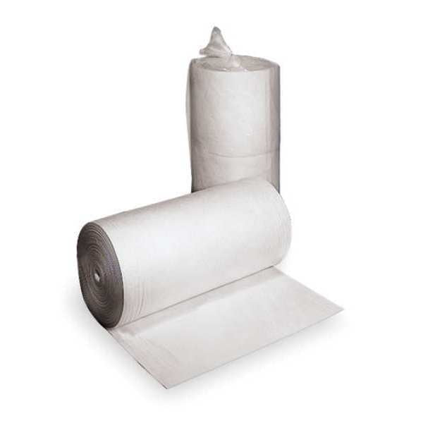 Sorbents, 44 gal. Oil Absorbed, White, Polypropylene