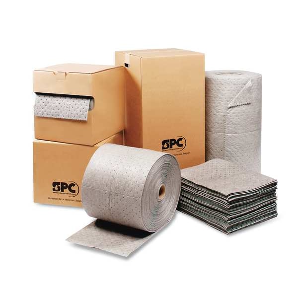 Sorbents, 49 gal. Universal Absorbed, Gray, Polypropylene