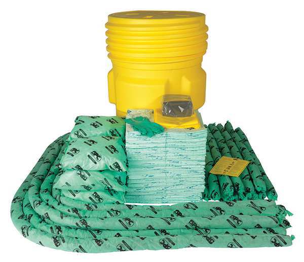 Spill Kit, Chem/Hazmat, Yellow