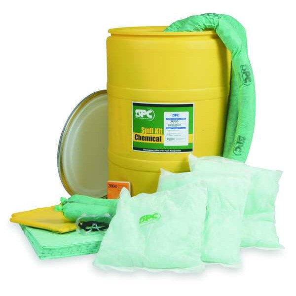 Spill Kit, Chem/Hazmat, Yellow