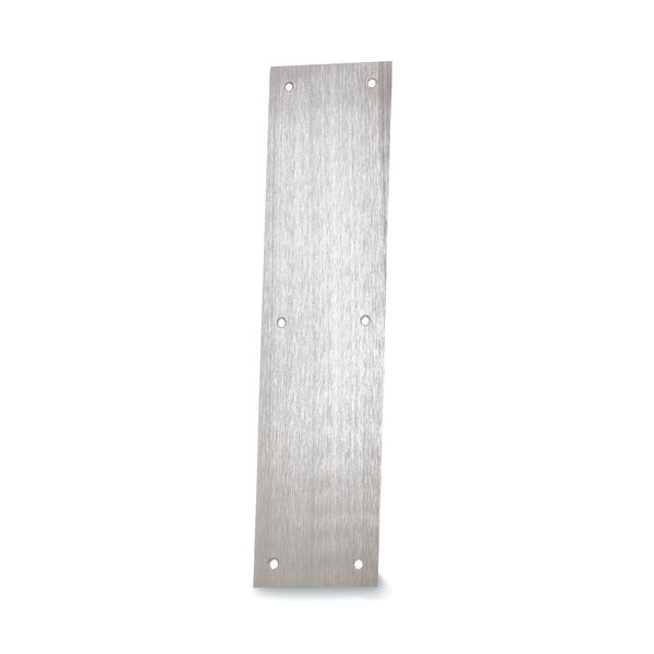 Door Push Plate, Stainless Steel, 16