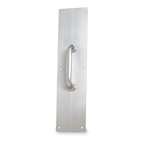 Door Pull Plate, Stainless Steel, 12