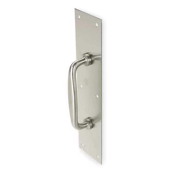 Door Pull Plate, Stainless Steel, 12