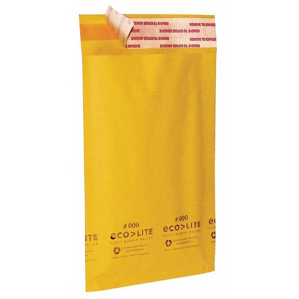 Mailer Envelope, Gold, 20x14-1/4 In., PK50