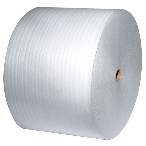 Foam Roll, White, 6 In. W, 550 ft. L, PK12