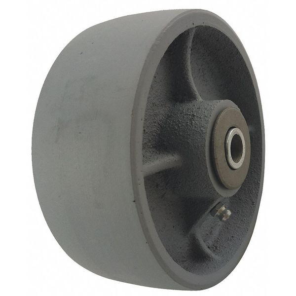 Caster Wheel, Cast Iron, 5 in., 1385 lb.