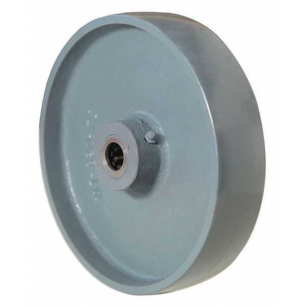 Caster Wheel, Cast Iron, 8 in., 2525 lb.
