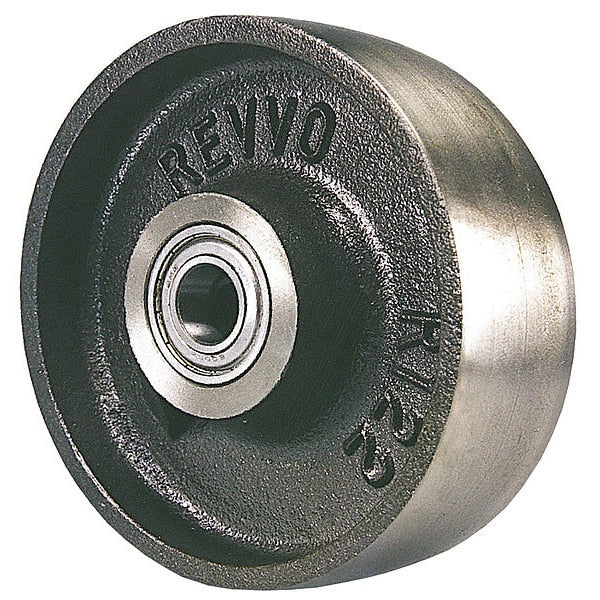 Castr Wheel, Cast Iron, 8 in., 2525 lb.