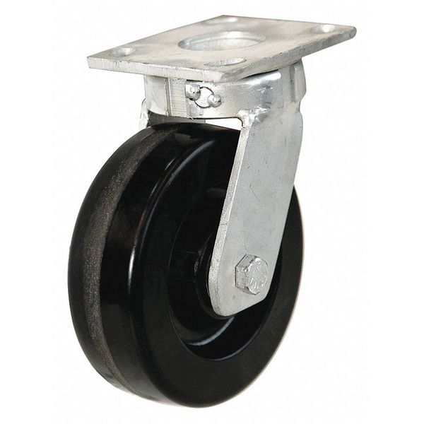 Kngpls Plt CStr, Swl, Phnlc, 6 in, 1200 lb, B