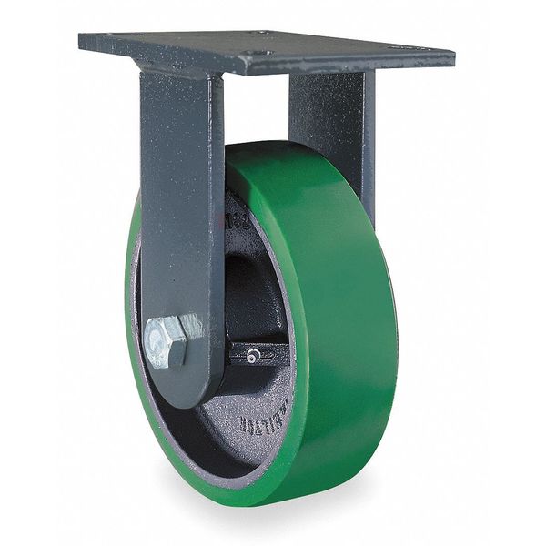 Plte Castr, Rgd, Poly, 10 in, 3000 lb., Grn, A