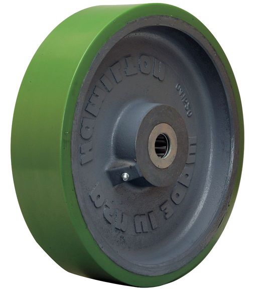 Caster Wheel, Polyurthane, 12 in., 3500 lb.