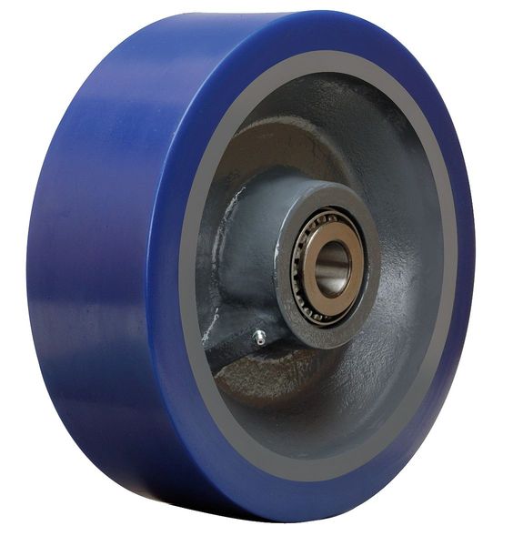 Caster Wheel, Polyurthane, 12 in., 6000 lb.