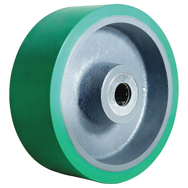 Caster Whel, Polyurethane, 8 in., 2500 lb.