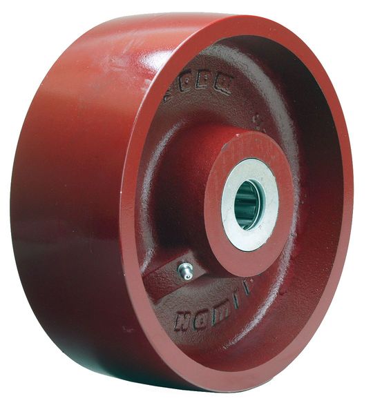 Caster Wheel, Cast Iron, 8 in., 2600 lb.