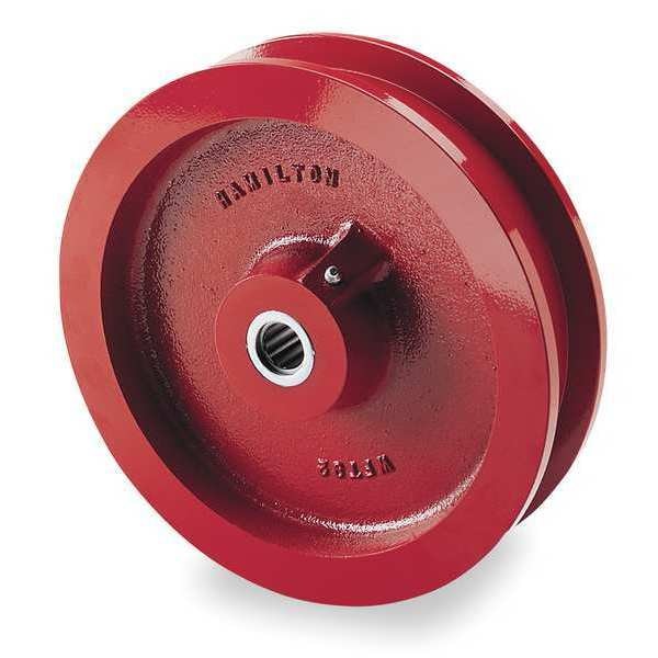 Caster Wheel, Cast Iron, 8 in., 4500 lb.