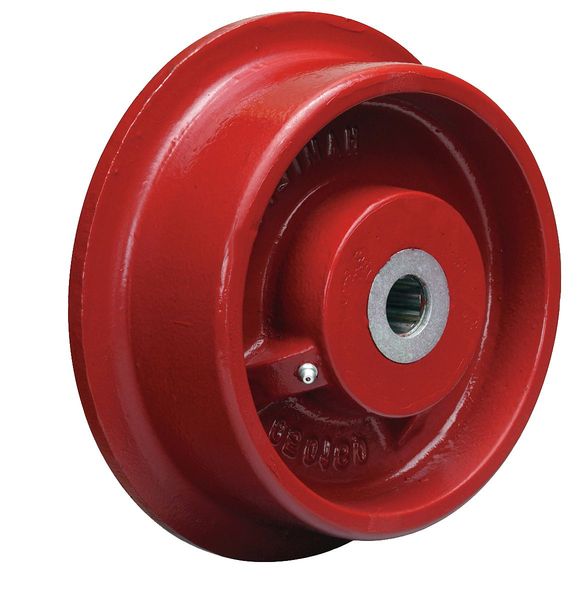 Caster Wheel, Cast Iron, 8 in., 4500 lb.
