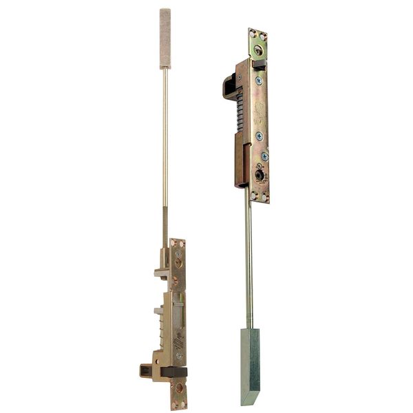 Latching Automatic Flushbolt, Metal Door