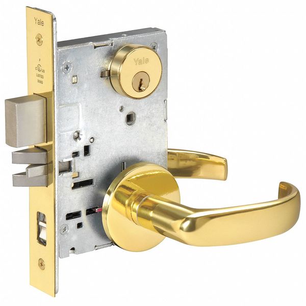 Heavy DutyMortise Lockset, Lever, Lockset Fire Rating: 3 hr.