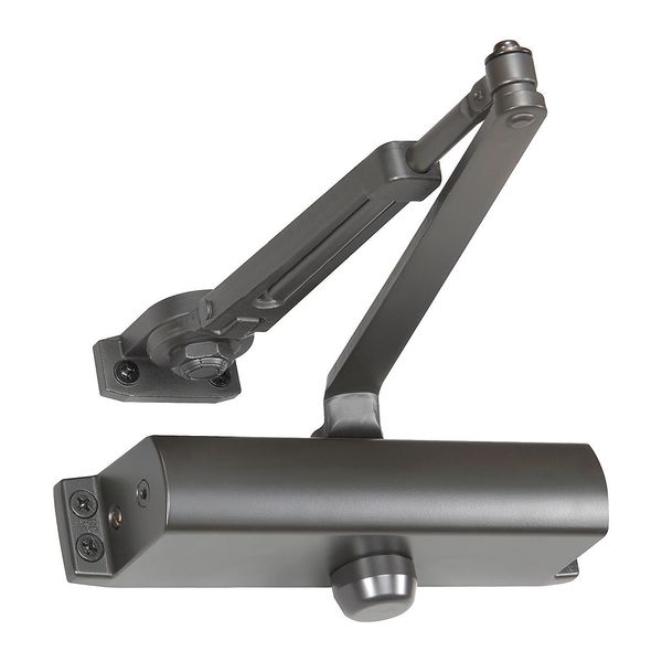Manual Hydraulic Yale 1100 Door Closer Heavy Duty Interior and Exterior, Dark Bronze