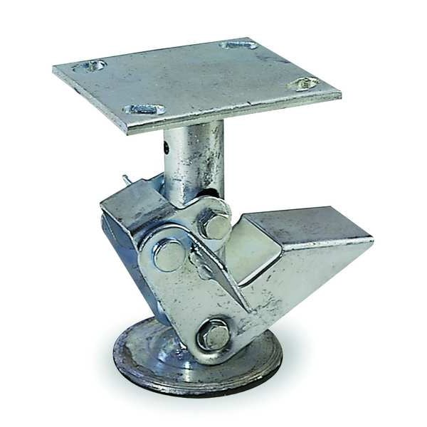 Floor Lock, Plate, 6-3/8 in. H, 4 x 4-1/2