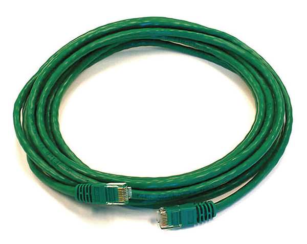 Ethernet Cable, Cat 5e, Green, 14 ft.
