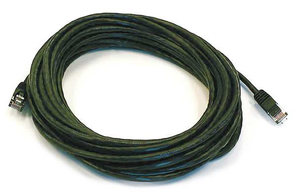 Ethernet Cable, Cat 5e, Black, 30 ft.