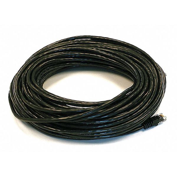 Ethernet Cable, Cat 5e, Black, 75 ft.