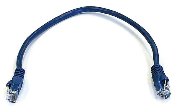 Ethernet Cable, Cat 6, Blue, 1 ft.