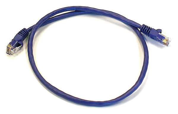 Ethernet Cable, Cat 6, Purple, 2 ft.