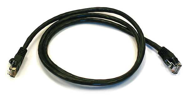 Ethernet Cable, Cat 6, Black, 3 ft.