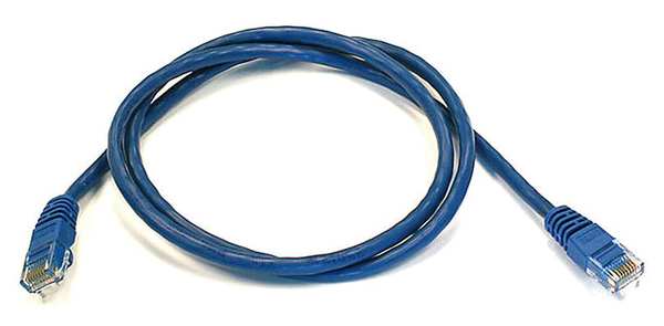 Ethernet Cable, Cat 6, Blue, 3 ft.