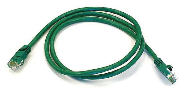 Ethernet Cable, Cat 6, Green, 3 ft.