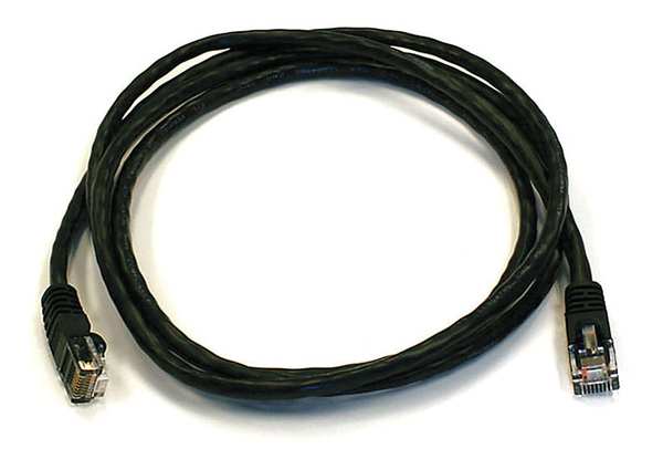Ethernet Cable, Cat 6, Black, 5 ft.