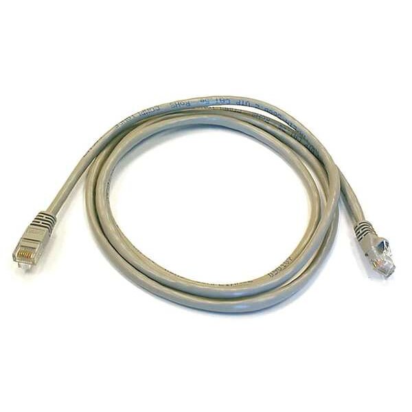 Ethernet Cable, Cat 6, Gray, 5 ft.