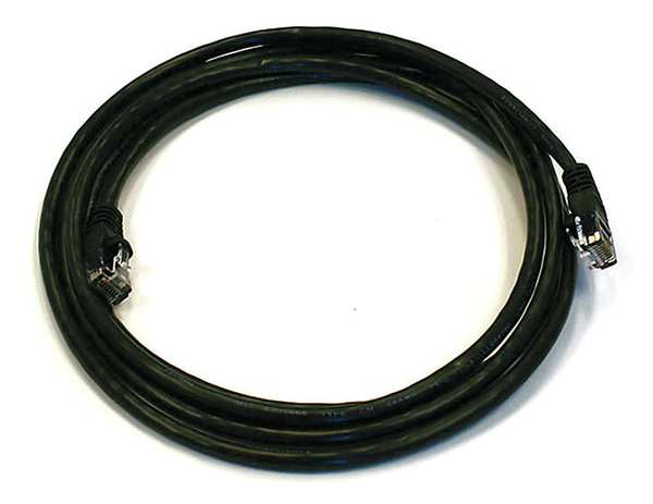 Ethernet Cable, Cat 6, Black, 7 ft.