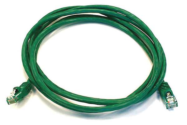 Ethernet Cable, Cat 6, Green, 7 ft.