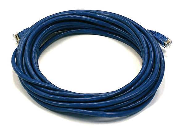 Ethernet Cable, Cat 6, Blue, 20 ft.