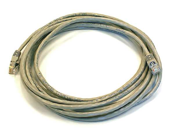 Ethernet Cable, Cat 6, Gray, 14 ft.