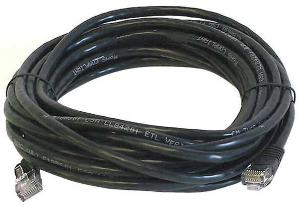 Ethernet Cable, Cat 6, Black, 20 ft.