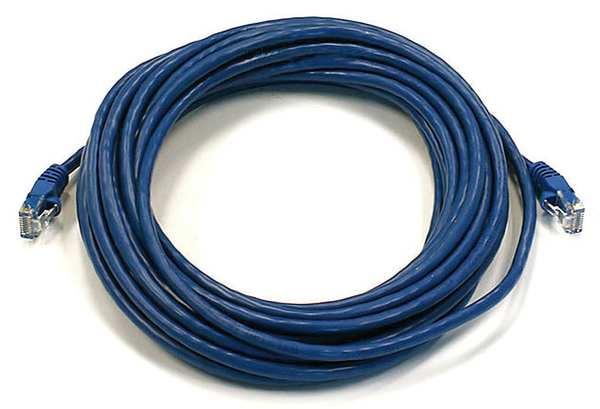 Ethernet Cable, Cat 5e, Blue, 25 ft.