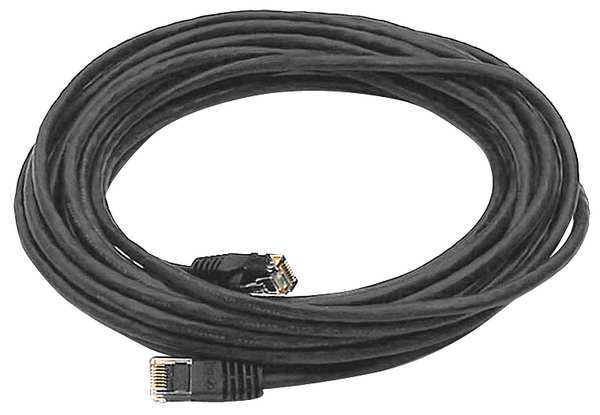 Ethernet Cable, Cat 5e, Black, 25 ft.